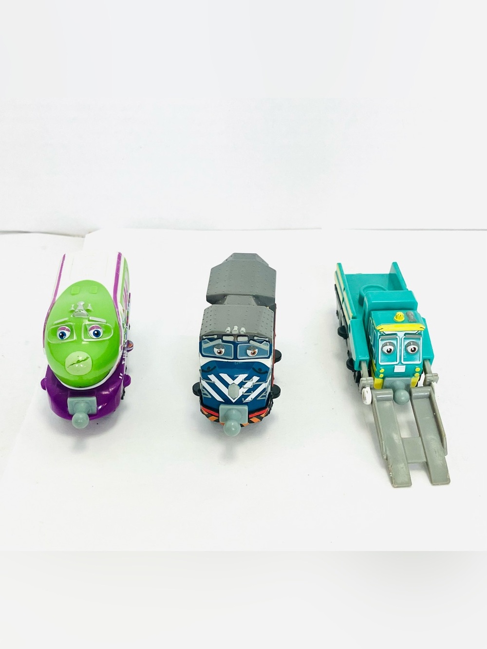Chuggington Zack Koko Cormac Die Cast Trains Lot(3) Tomy Vintage Minor Wear